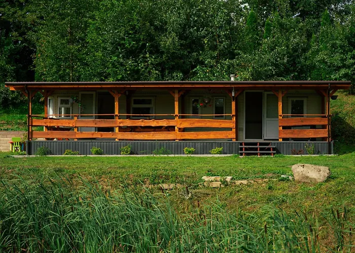 Na Mazurach Nad Stawem Z Jacuzzi Pasym