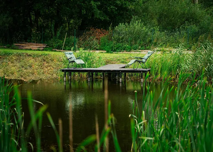 Na Mazurach Nad Stawem Z Jacuzzi * Pasym